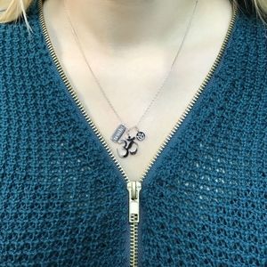 925 Silver "Om" Hindu Aum Symbol Truth Necklace